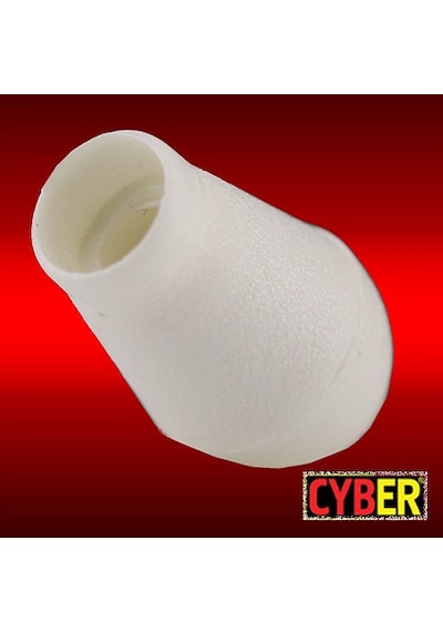 4 Mm Plastik Tel Tapası Beyaz