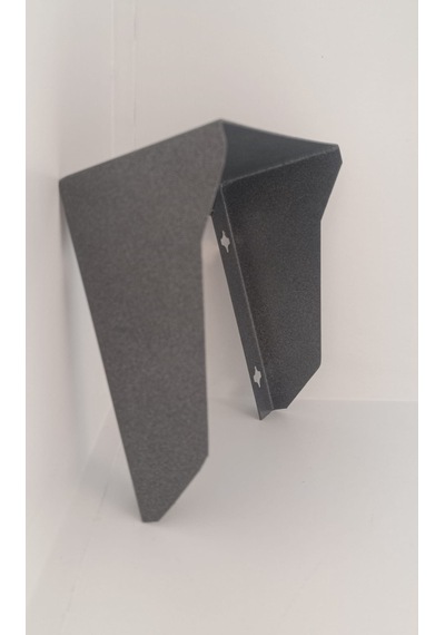 Diafon - Zil Paneli Koruyucu Kapı Zili Metal Yağmurluk Aparatı Antrasit -w:15 X H:15 X D:8 Mm