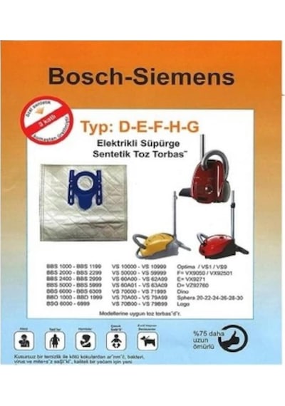 Bosch Uyumlu Gl-30 Elektrikli Süpürge Toz Torbası 20 Adet