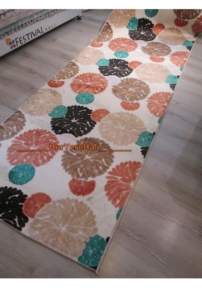 Vigohome Pırıltı Jel T1028Renkli 100Cm Kesme Yolluk