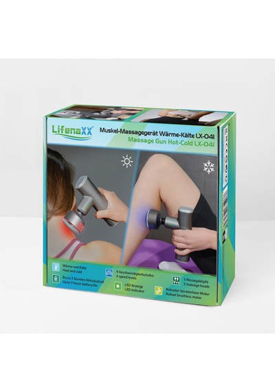 Lifenaxx Kas Masajı Sıcak-soğuk Terapisi Pro Lx-041 - 6 Seviyede Isıtma Fonksiyonlu Ve Soğuk Fonksiyonlu Masaj Tabancası, 5 Masaj Başlığı, 2000mah Pil Ömrü Lifenaxx Kas Masajı Sıcak-soğuk Terapisi Pro Lx-041 - 6 Seviyede Isıtma Fonksiyonlu Ve Soğuk Fonksiyonlu Masaj Tabancası, 5 Masaj Başlığı, 2000mah Pil Ömrü