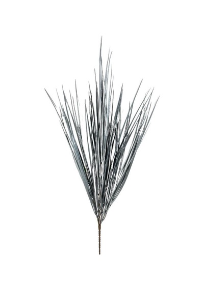 Yapay Çiçek Gümüş Renk Grass Saz 50Cm Bitki Yapay Çiçek Dekor Çiç