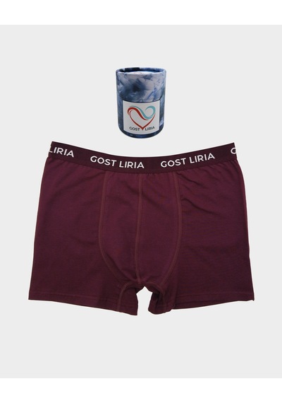 Gost Liria - Calm Erkek Boxer Bordo Bordo