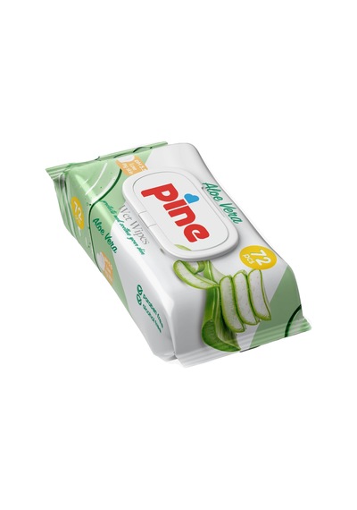 Pine Aloe Vera Özlü 24 Paket 72'Li Islak Mendil
