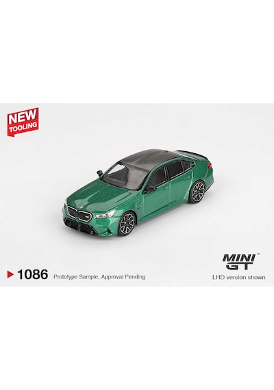 Mini Gt 1/64 Bmw M5 G90 Isle Of Man Green Metallic 1086