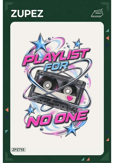 Zpz755 Playlist For No One Ütüyle Uygulanabilir Transfer Baskı - 911529698