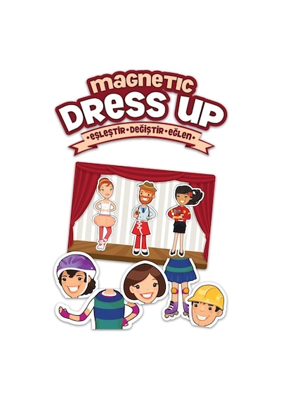Mey İthalat Md174 , Magnetic Dress Up - Eşleştir Değiştir Eğlen / +3 Yaş