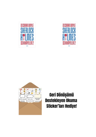 Sherlock Holmes - Bütün Hikayeler 2 + Sherlock Holmes - Bütün Hikayeler 2 Ciltli + Okuma Sticker'ları