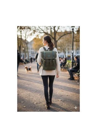 Old Cotton Gds Mallow Bag Srt Sırt Çantası Haki