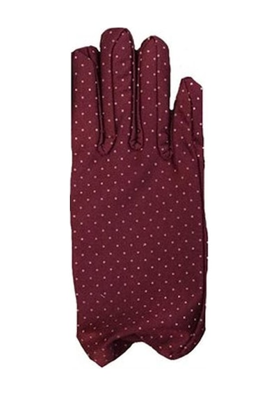 Bordo Renk Puanlı Çocuk Eldiveni Diğer