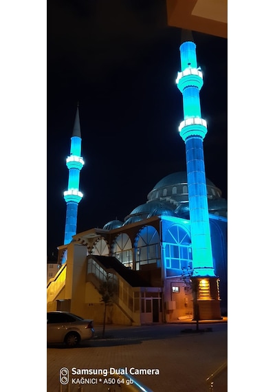 cami minare aydınlatma lambası kandil floresan armatür tüp led