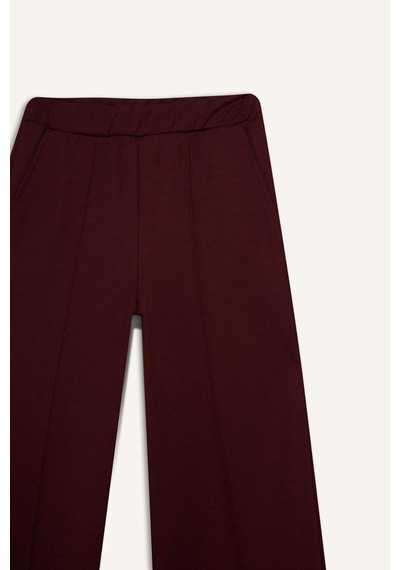 Defacto Wide Leg Geniş Bol Paça Pantolon F3687ax25wnbr34 Bordo