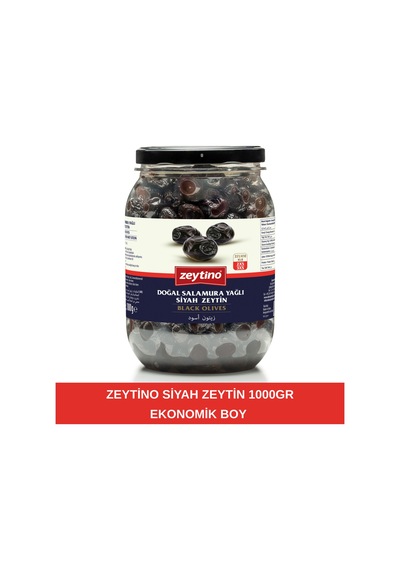 Gemlik Siyah Zeytin Salamura Yağlı 1 Kg 351/410 2xs-3xs