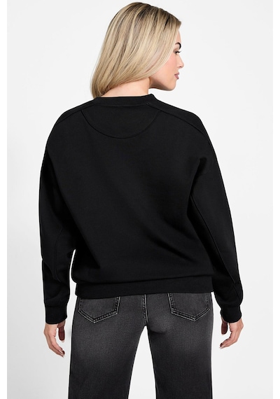 Guess Kadın Bisiklet Yaka Sweatshirt Siyah