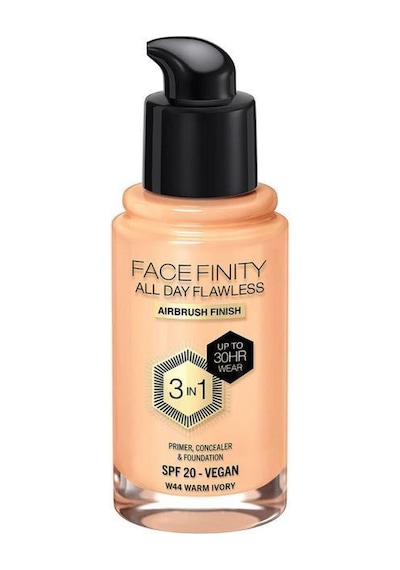 Max Factor Facefinity 3in1 Fondöten No: 44 Warm Ivory