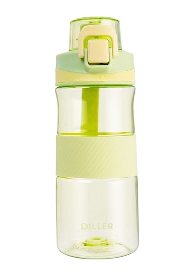 Diller 520 Ml Tritan Geniş Ağızlı Kilitli Kapak Yeşil Matara Suluk