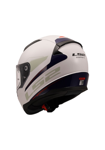 Ls2 Rapid 2 Driveway Kapalı Kask Beyaz - Mavi