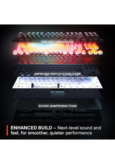 Steelseries Apex Pro TKL Gen 3 Omnipoint 3.0 Hipermanyetik Switch RGB Mekanik Kablolu Oyuncu Klavyesi