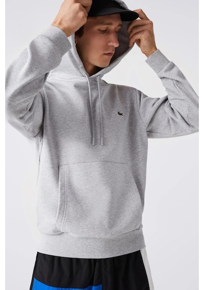 Lacoste Men's Classic Fit Kapüşonlu Yaka Sweatshirt Gri