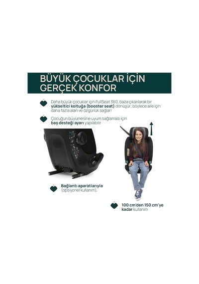 Chicco Fullseat Oto Koltugu Black Satın 05087190450000