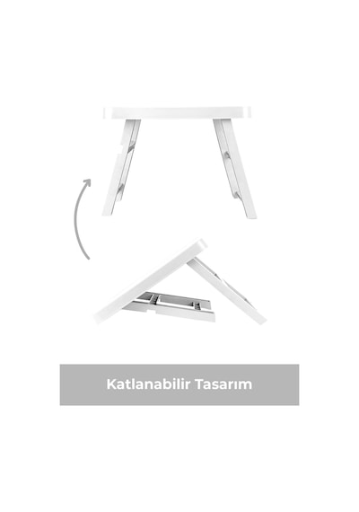 Pikas Katlanır Kamp Masası / Portatif Ve Taşınabilir Piknik, Balkon, Bahçe, Plaj Ve Mangal Masası Katlanabilir Çok Renkli