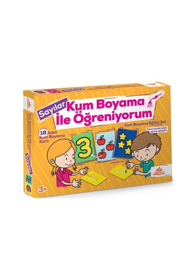 Eğitici Ve Eğlenceli Kum Boyama Seti İle Sayıları Öğreniyorum-red Castle Rcset-tup-02-tr