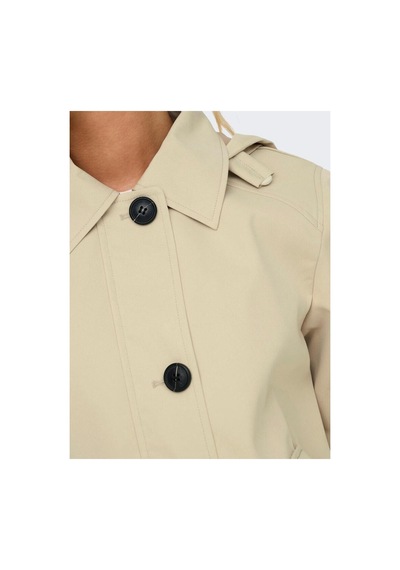 Only Kadın Kapüşonlu Baharlık Parka Ceket - 15342077 Bej