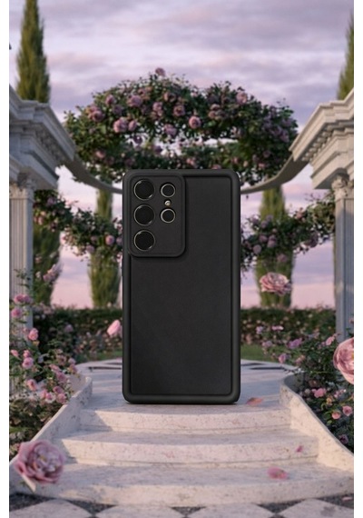 Samsung Galaxy  S24 Ultra Uyumlu Kamera Çıkıntılı Mat Silikon Telefon Kılıfı Resimdeki