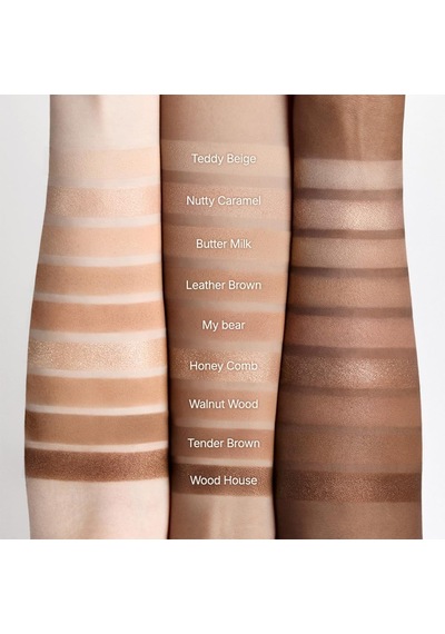 Mat Ve Işıltılı Renk Seçenekleri Sunan Far Paleti Shadow Palette 28 Brown Bear Diğer