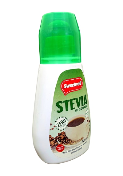 Sweetwell Stevia Sıvı Tatlandırıcı Sıfır Kalori 200 ML