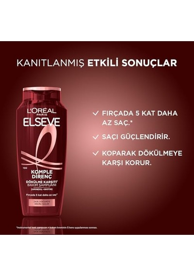 L'oreal Paris Komple Direnç Dökülme Karşıtı Şampuan 400 Ml