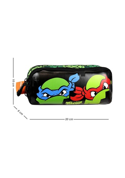 Ninja Turtles İlkokul Çantası Ve Kalemlik Çok Renkli
