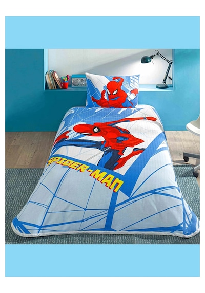 Taç Lisanslı Tek Kişilik Pike Takımı Spiderman Gate