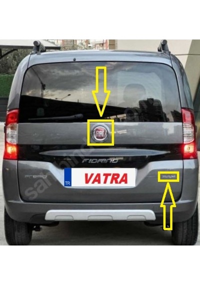 Fiorino Combi 1.3 Multijet 100.yıl Özel Seri 2022-2024 Multijet Kırmızı "j" Krom Bagaj Yazısı -arma