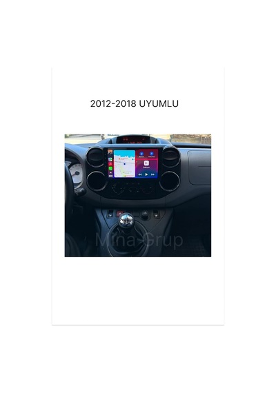 Peugeot Partner 2012-2018 Uyumlu Multimedya Carplay & Android Auto Geri Görüş Kamera Hedi