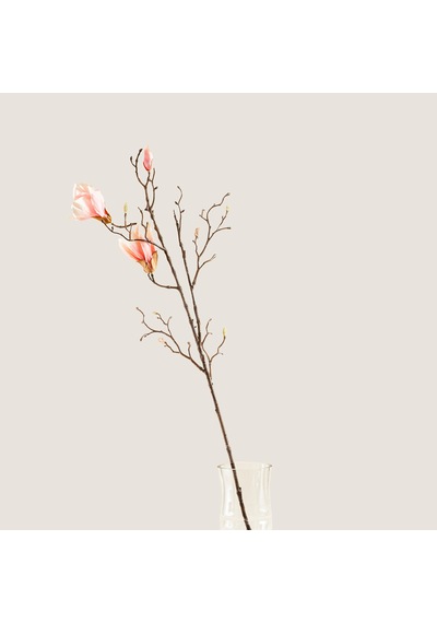 Artificial Magnolia Stem Blush 87 Cm Natural Natürel