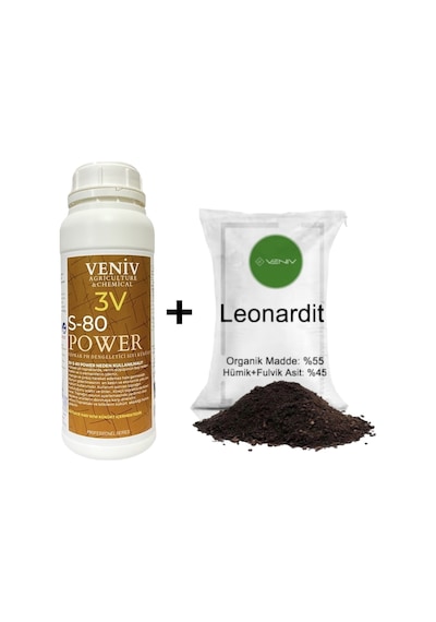 3v Power 1l + 1 Kg Leonardit Hediye %45 Hümik Fulvik Asit- Köklendirici-ph Dengeleyici 2