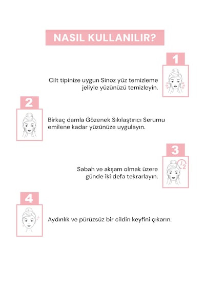 Sinoz Gözenek Sıkılaştırıcı Sebum  Sivilce  Serum Niacinamide 10% + Zinc Pca 1% 30 ML