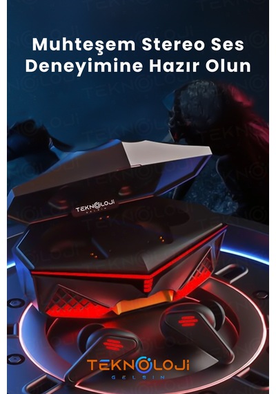 Teknoloji Gelsin K-98 RGB Bluetooth 5.4 Oyuncu Kulaklığı