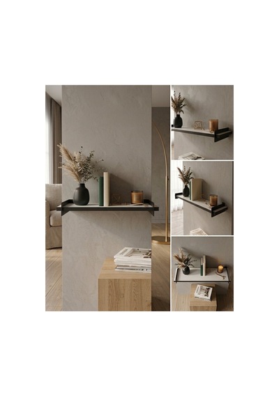 Tekli Dekoratif Duvar Rafı Modern Tasarım, Kolay Montaj, 70x20 Cm Beyaz - 750851875 Beyaz