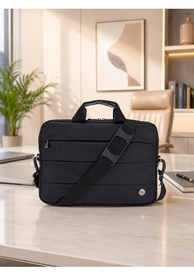 Plm Canyoncase 15,6inç Laptop Dizüstü Bilgisayar Evrak Çanta-siyh