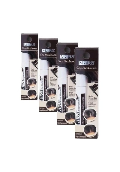 Mara Kozmetik Imm209.361 Saç Maskarası Koyu Kahve 1 Paket 6 Ml 4 Paketi