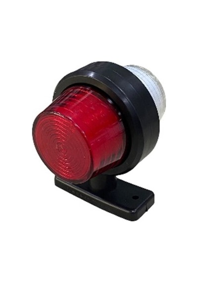 Ahmet Otomotiv 2 Adet Maxı Neon Küpe Kırmızı-beyaz 12v-24v