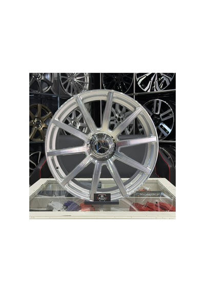 19 İnç 5x112 Mercedes C Ve E Serisi Uyumlu Silver Diamond S63 Jant Modeli 4adet
