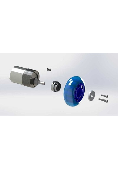 Scooter/Kaykay Tekerlekler İçin 6 Mm Şaft Adaptörü - Pl2674