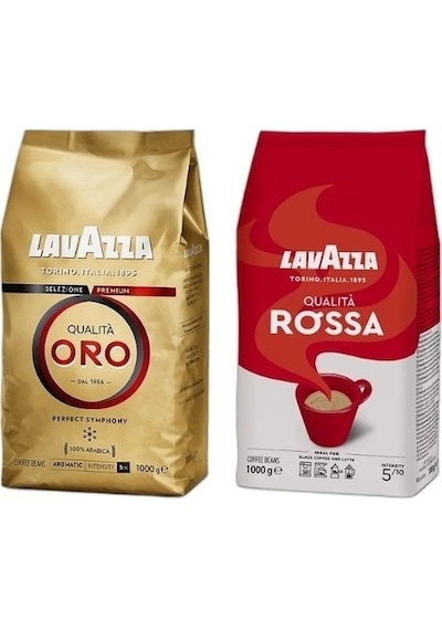 Lavazza Qualita Oro 1 KG + Qualita Rossa 1 KG
