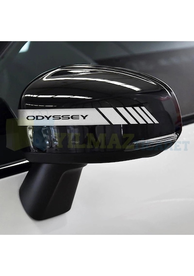 Honda Odyssey Yan Dikiz Ayna Kapağı Şerit Oto Sticker Etiket 6 Ad 20 X 2 Cm