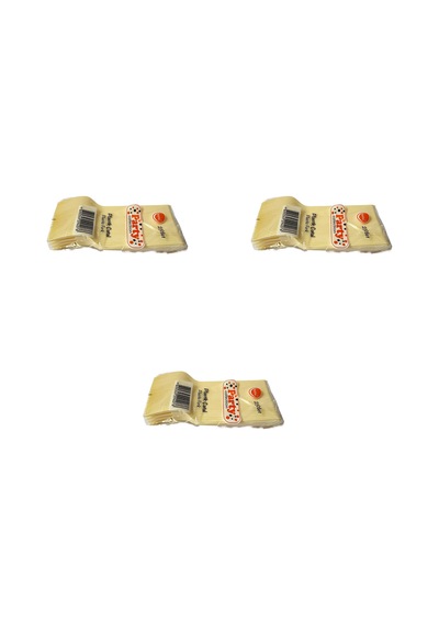 Plastik Krem Renkli Lüx Parti Doğum Günü Çatal - 18 Cm. - 25 Adetlik 3 Paket Sarı