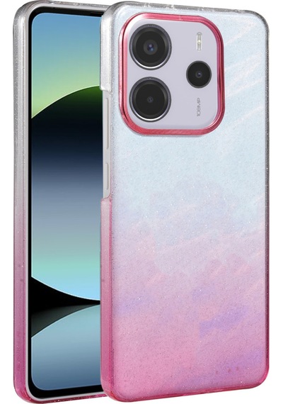 Xiaomi Redmi Note 14 4g Uyumlu Glossy Kapak - Pembe