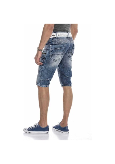 Cipo & Baxx Ck101 Erkek Denim Kapri 001
